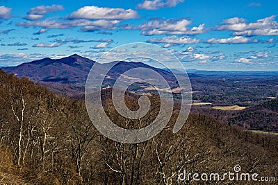 Devils Backbone â€“ Blue Ridge Parkway, Virginia, USA Stock Photo